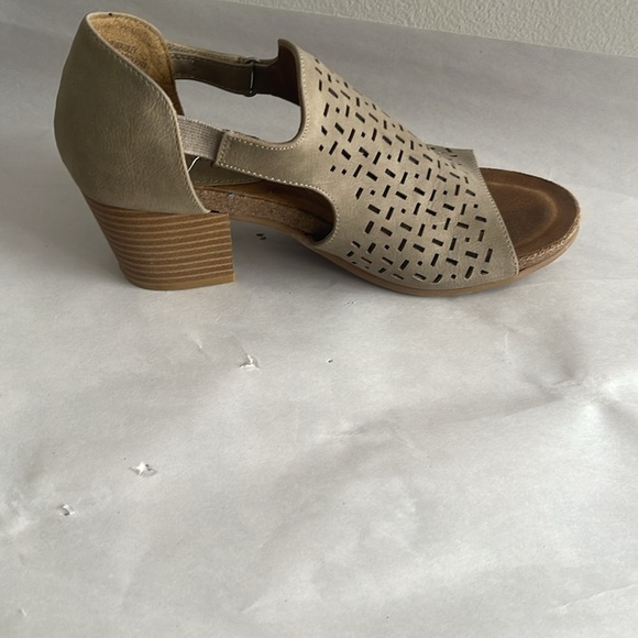 Eurosoft Addley Booties Women's Size 8M Black Open Toe Boho Chic Faux Leather - Picture 9 of 12